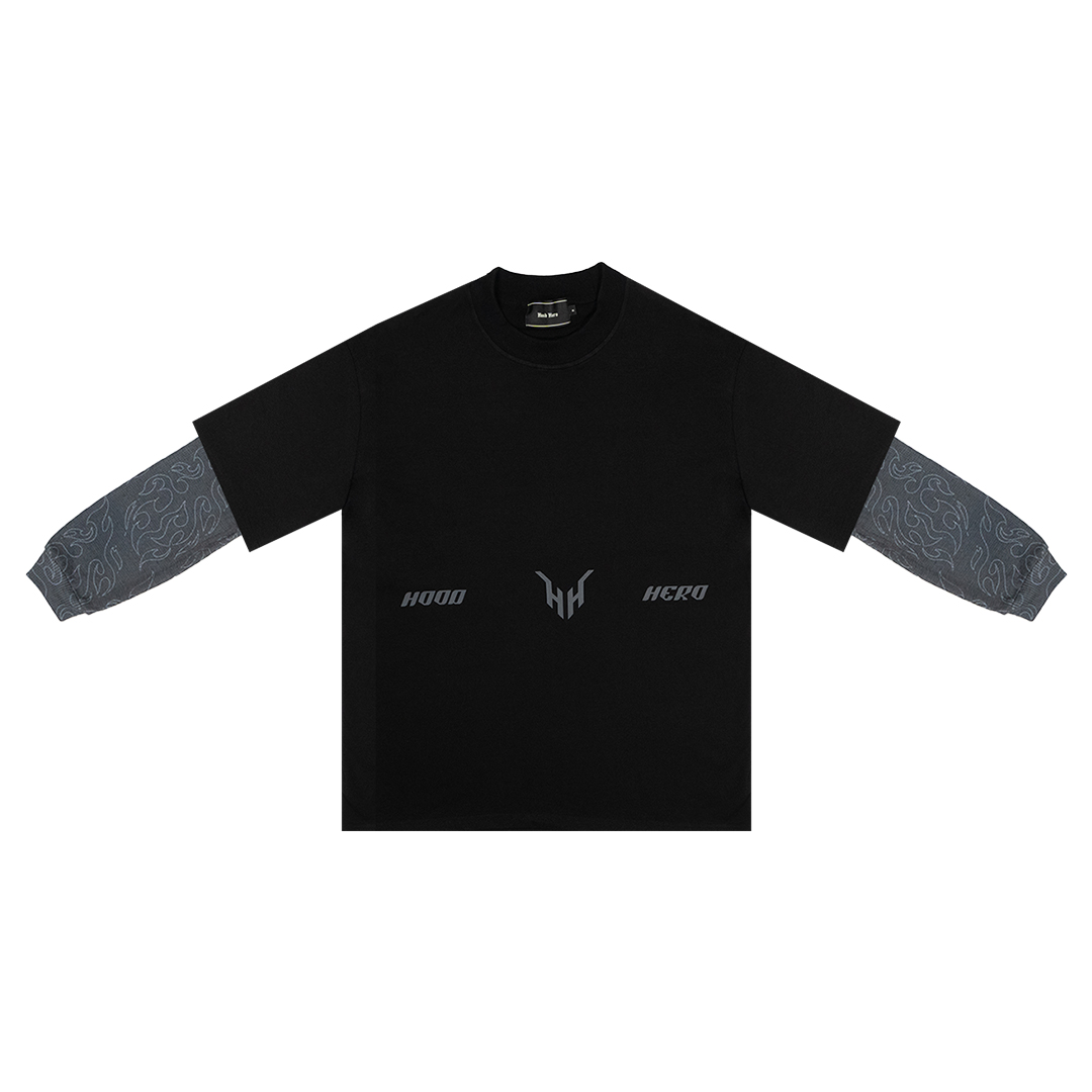 Longsleeve T-shirt Fly - Black